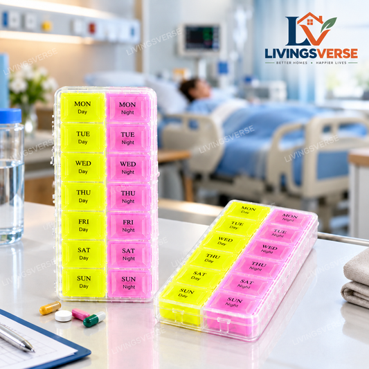 14 Grid Medicine Organizer Pillbox