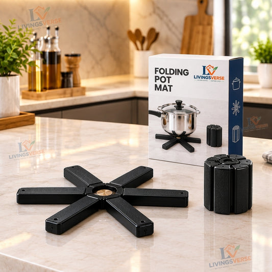 Folding Non-Slip Silicone Heat Insulation Pot Mat Pad