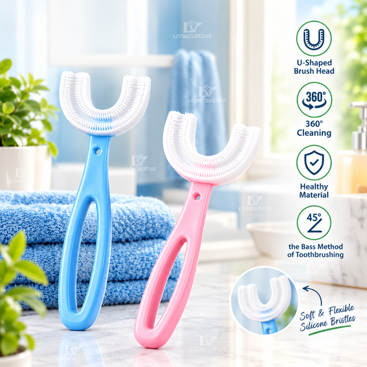 Kids U-Shaped Silicone Toothbrush