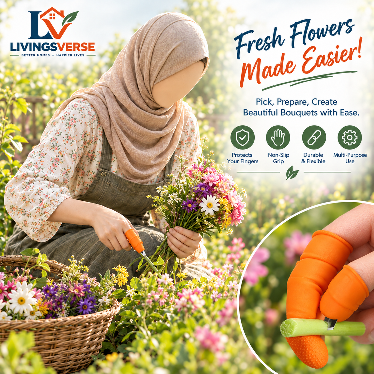 Multi-Purpose Silicone Thumb Knife Finger Protector