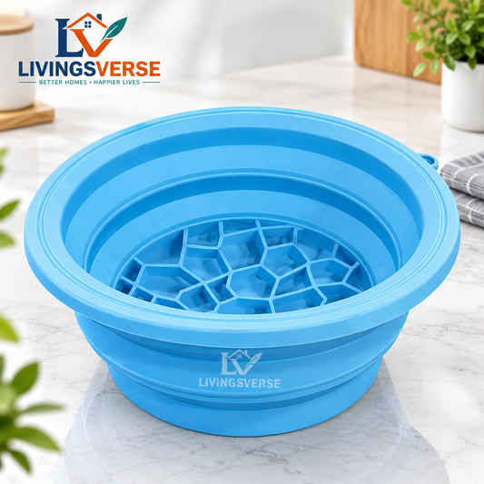 Collapsible Silicone Ice Facial Bowl